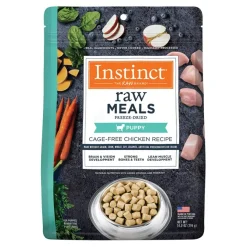 Instinct Raw Meals Grain-Free Freeze-Dried Puppy Food Chicken Recipe 14-oz