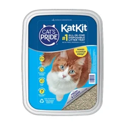 Jonny Cat Cat's Pride KatKit All-In-One Disposable Tray Pre-filled with Litter 3.9-lb