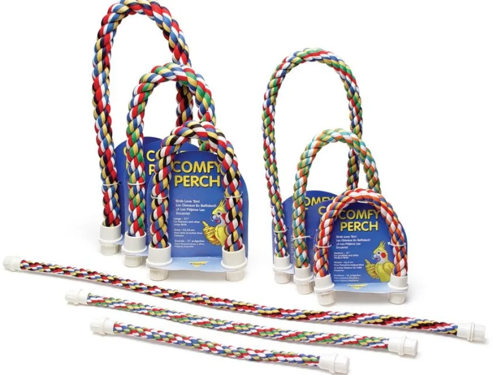 JW Pet Comfy Perch for Birds Multicolor Medium 32-in