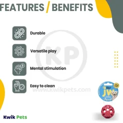 JW Pet Hol-ee Roller Dog Toy Assorted Mini
