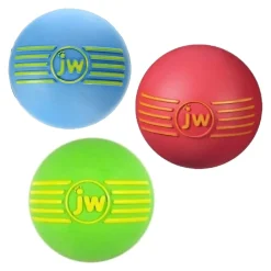 JW Pet iSqueak Ball Dog Toy Assorted Small 3 Pack