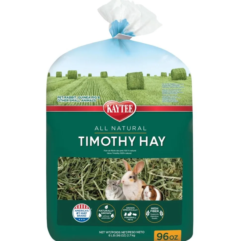 Kaytee All Natural Timothy Hay Small Animals Food 96-oz