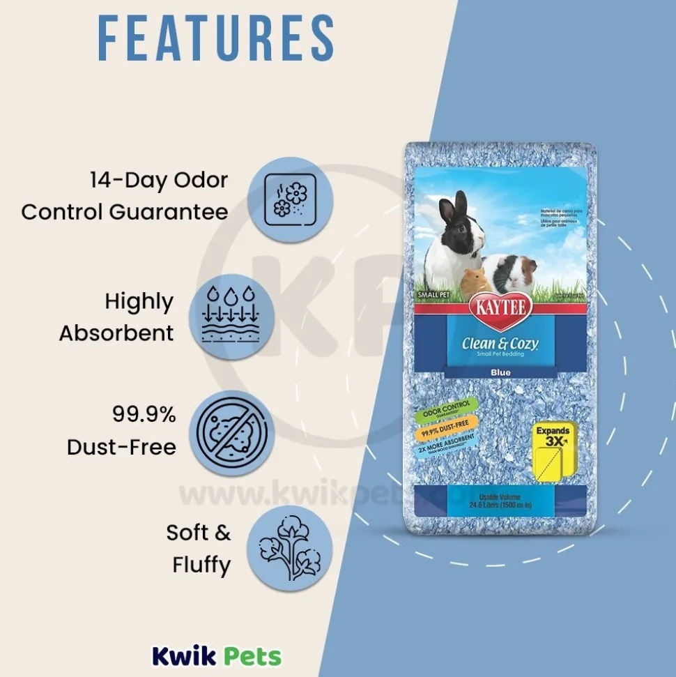Kaytee Clean & Cozy Extreme Odor Control Small Animal Bedding 24.6 Liters