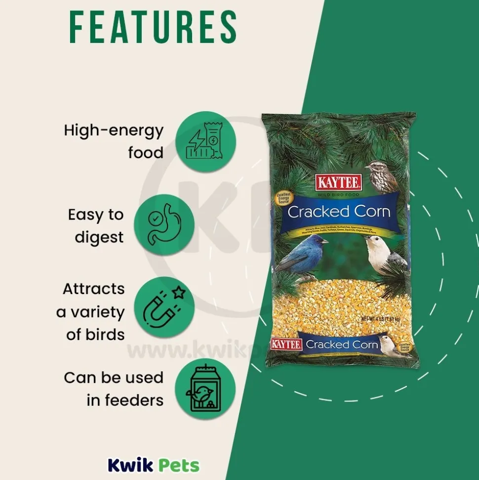 Kaytee Cracked Corn Wild Bird Food 4-lb