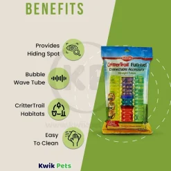 Kaytee CritterTrail Fun-nels Value Pack Straight Tubes 5 Count
