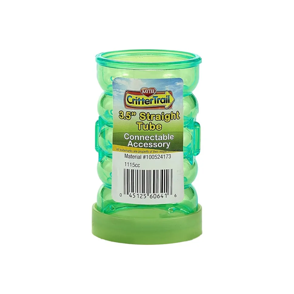 Kaytee CritterTrail Straight Tube Connectable Accessory for Small Pets 3.5-in