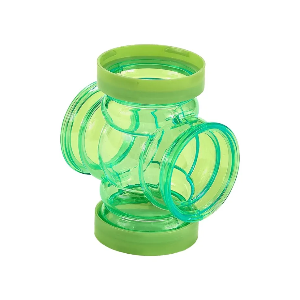Kaytee CritterTrail 4-Way Cross Tube Connectable Accessory for Small Pets