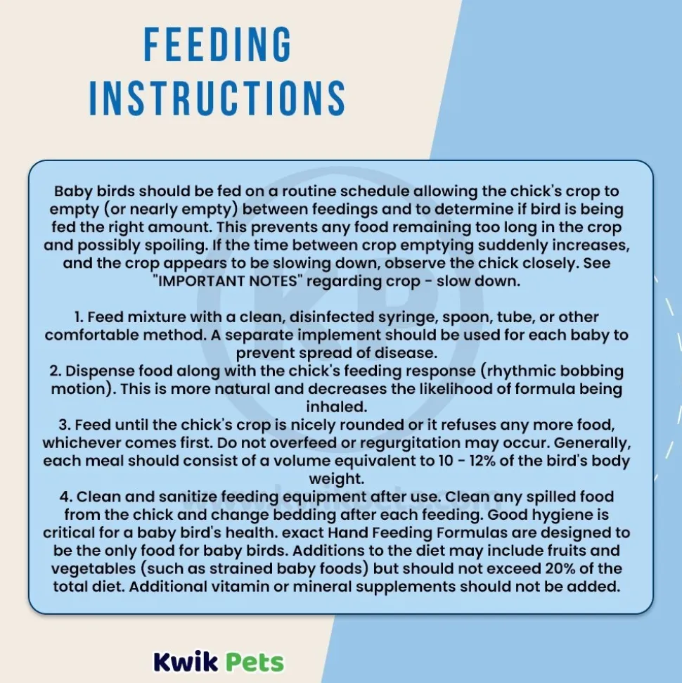 Kaytee Exact Handfeeding Formula for Baby Birds 7.5-oz