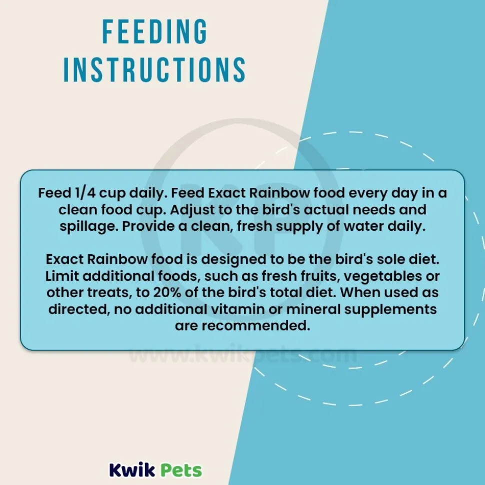 Kaytee Exact Rainbow Cockatiel Food 3-lb