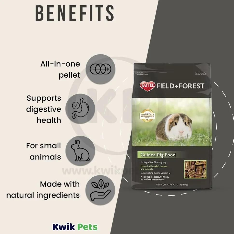 Kaytee Field+Forest Guinea Pig Food 4-lb