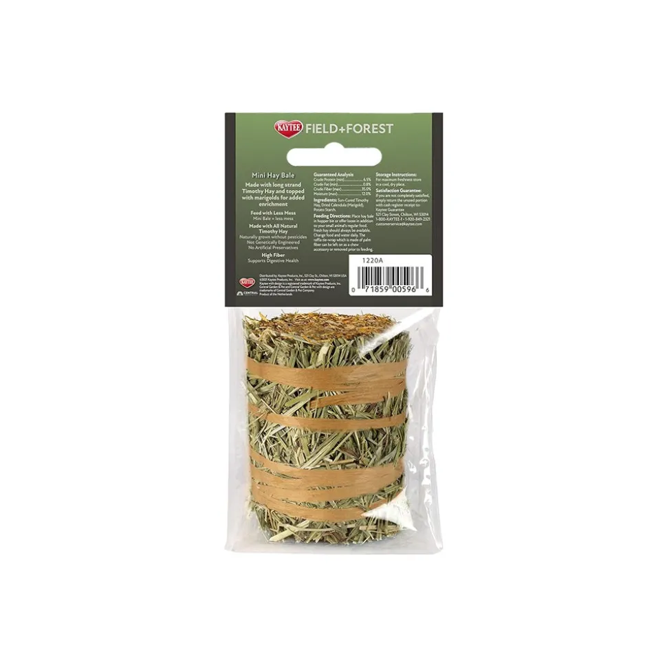 Kaytee Field+Forest Mini Hay Bale Marigold for Rabbits Guinea Pigs & Chinchillas 3.5-oz