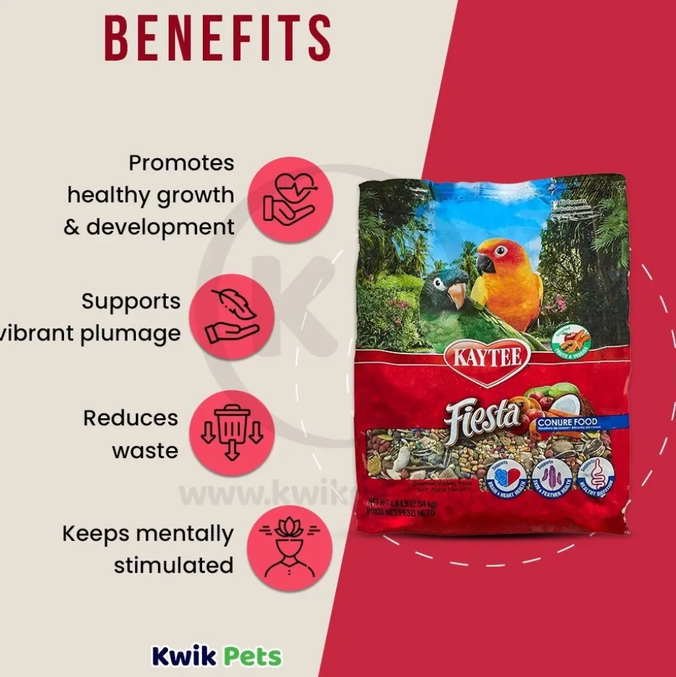 Kaytee Fiesta Conure Food 4.5-lb