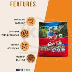 Kaytee Fiesta Parakeet Food 4.5-lb