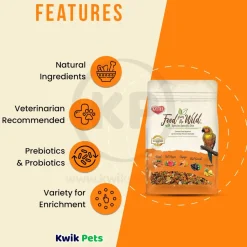 Kaytee Food from the Wild Conure Pet Bird Food 2.5-lb