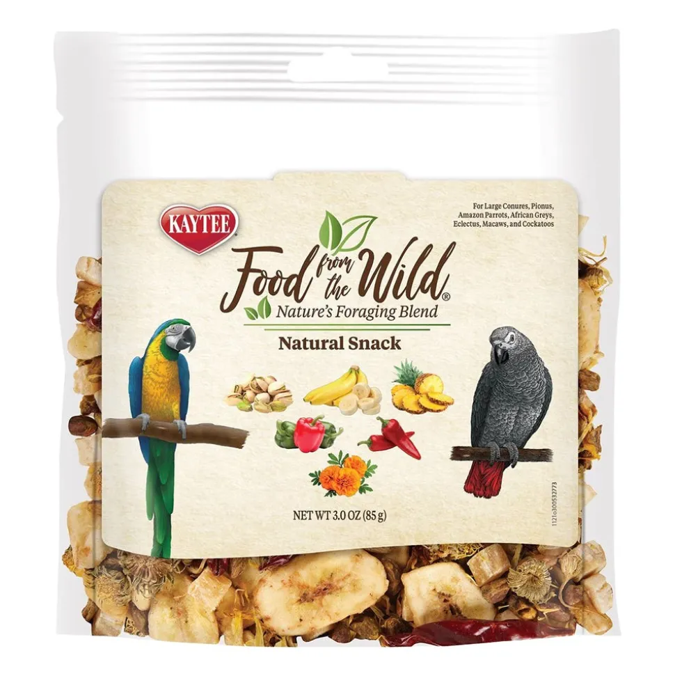 Kaytee Food from the Wild Natural Snack Medium & Large Pet Bird Treats 3-oz