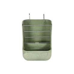 Kaytee Hay & Food Bin Feeder with Quick Locks 5.75 in X 6 in X 7 in