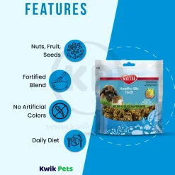 Kaytee Healthy Bits Treat for Rabbits Guinea Pigs & Chinchillas 4.5-oz