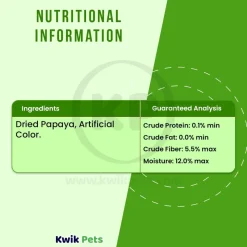 Kaytee Healthy Toppings Papaya Treat for Small Animals 2.5-oz