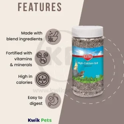 Kaytee Hi-Calcium Grit Supplement for Small Birds 21-oz
