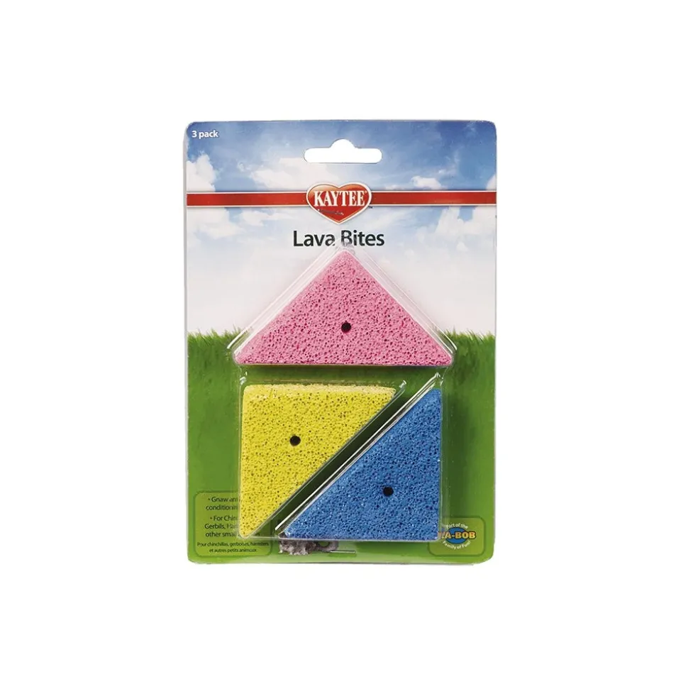 Kaytee Lava Bites Toy for Small Animals 3 Count