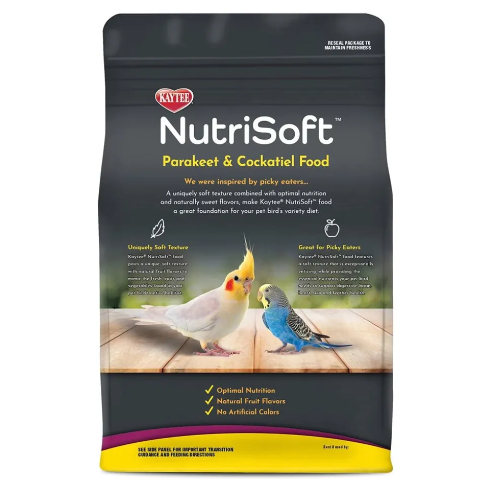 Kaytee NutriSoft Parakeet & Cockatiel Bird Food 2-lb