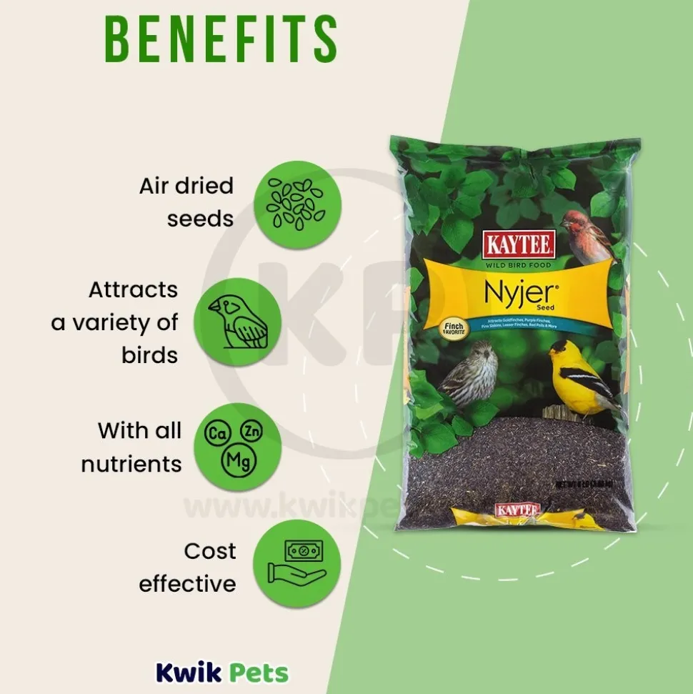 Kaytee Nyjer Seed Wild Bird Food 8-lb