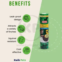 Kaytee Nyjer Super Finch Sock Wild Bird Food Instant Feeder 25-oz
