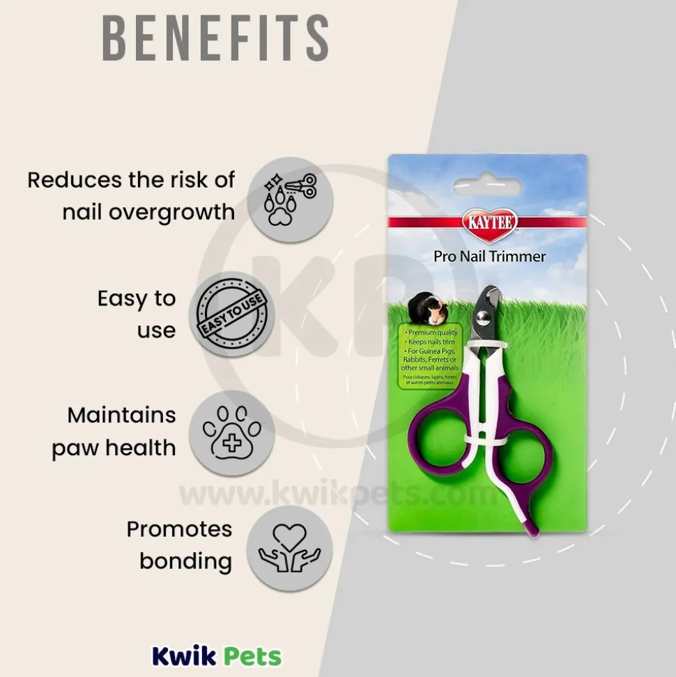 Kaytee Pro-Nail Trimmer for Small Animals Purple