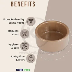 Kaytee Stoneware Pet Bowl 3-in