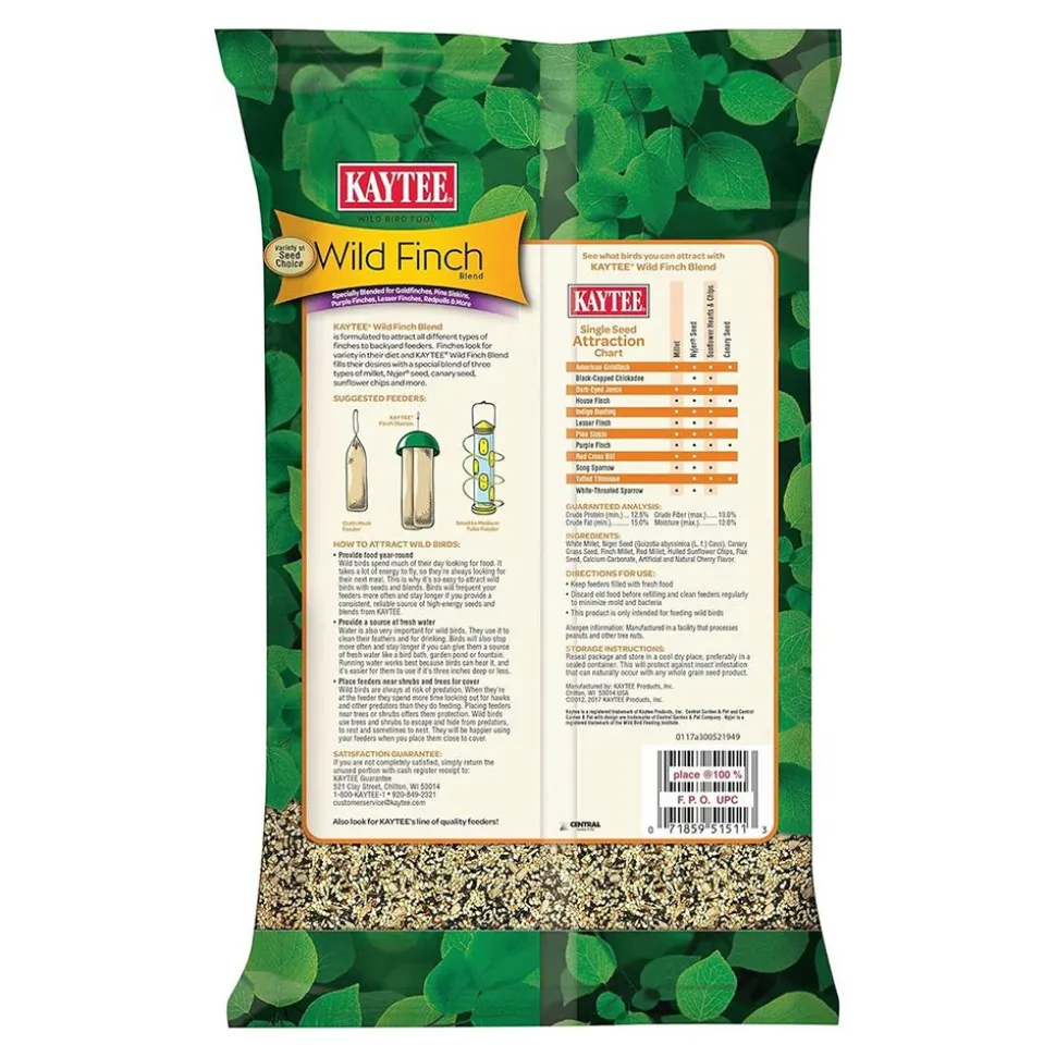Kaytee Wild Finch Blend Wild Bird Food 3-lb