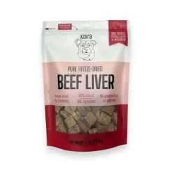 Koira Freeze-Dried Beef Liver Dog Treats 4-oz