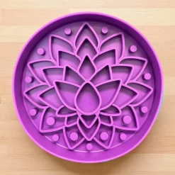 Koira Silicone Dog Slow Feeder with Suction Cup Purple Lotus