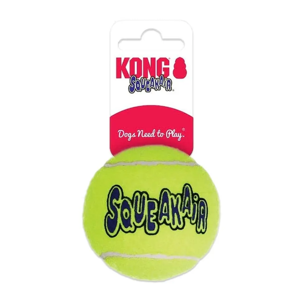 KONG AirDog Squeakair Tennis Ball Dog Toy Large