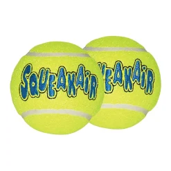 KONG AirDog Squeakair Tennis Ball Dog Toy Large 2 Count