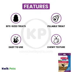 KONG Bites Dog Treats Regular Chicken 5-oz