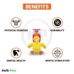 KONG Comfort Duck Jumbo Dog Toy Assorted XL