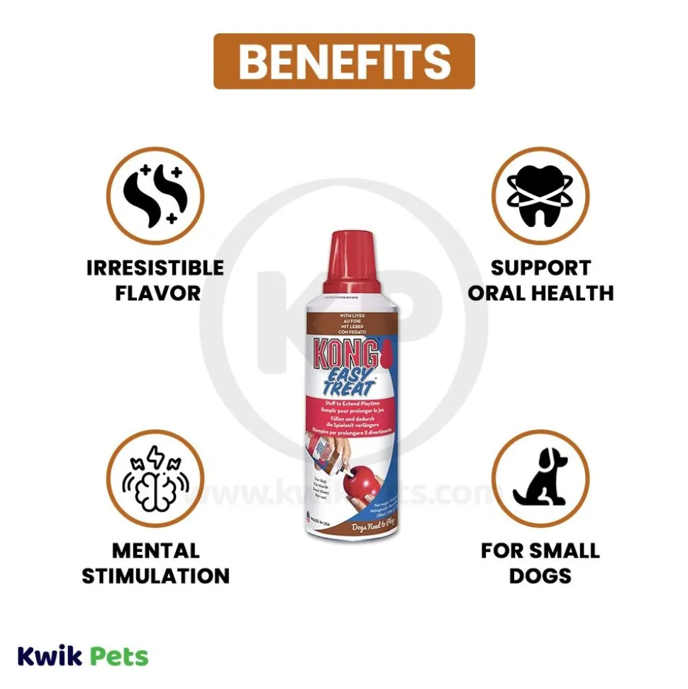 KONG Easy Dog Treat Chicken Liver 8-oz