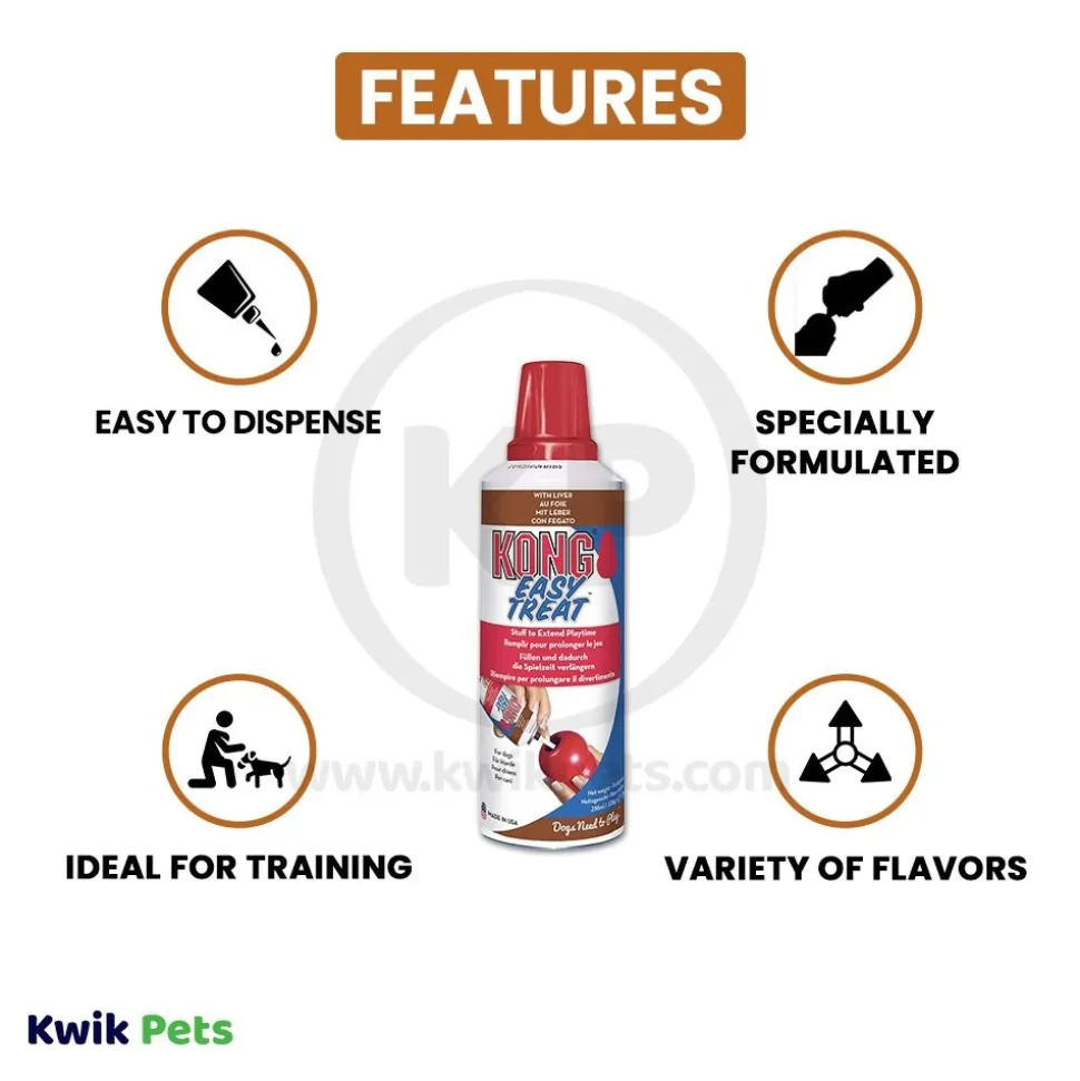 KONG Easy Dog Treat Chicken Liver 8-oz