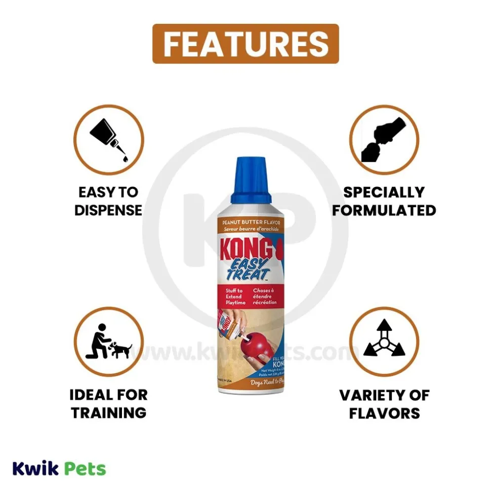 KONG Easy Dog Treat Peanut Butter 8-oz