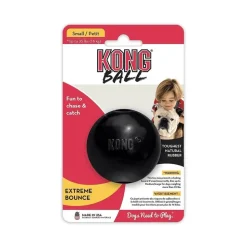 KONG Extreme Ball Dog Toy Black Small