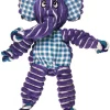 KONG Floppy Knots Elephant Dog Toy Purple Small/Medium