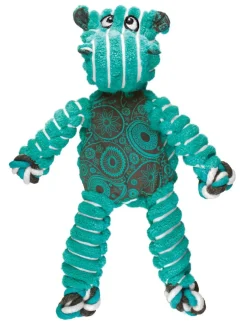 KONG Floppy Knots Hippo Dog Toy Green Small/Medium