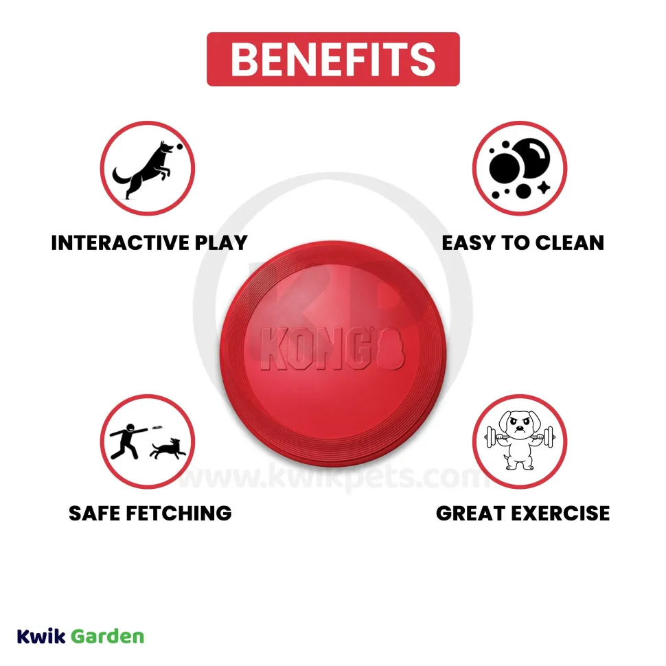 KONG Flyer Dog Toy Red Small