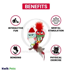 KONG Holiday Pull-A-Partz Cat Toy Luvs Bird One Size
