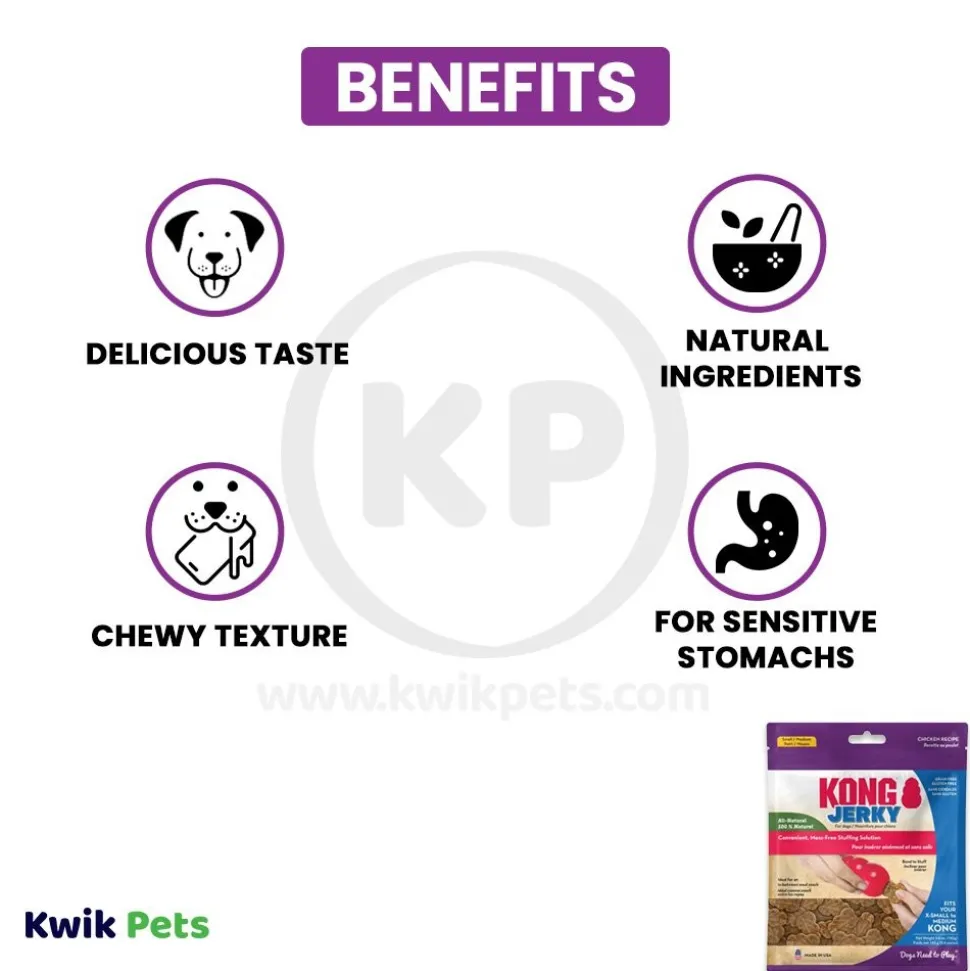 KONG Jerky Dog Treat Chicken Small/Medium