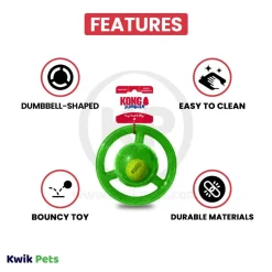 KONG Jumbler Dog Toy Disc Assorted Medium/Large