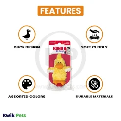 KONG Plush Dog Toy Duck Small