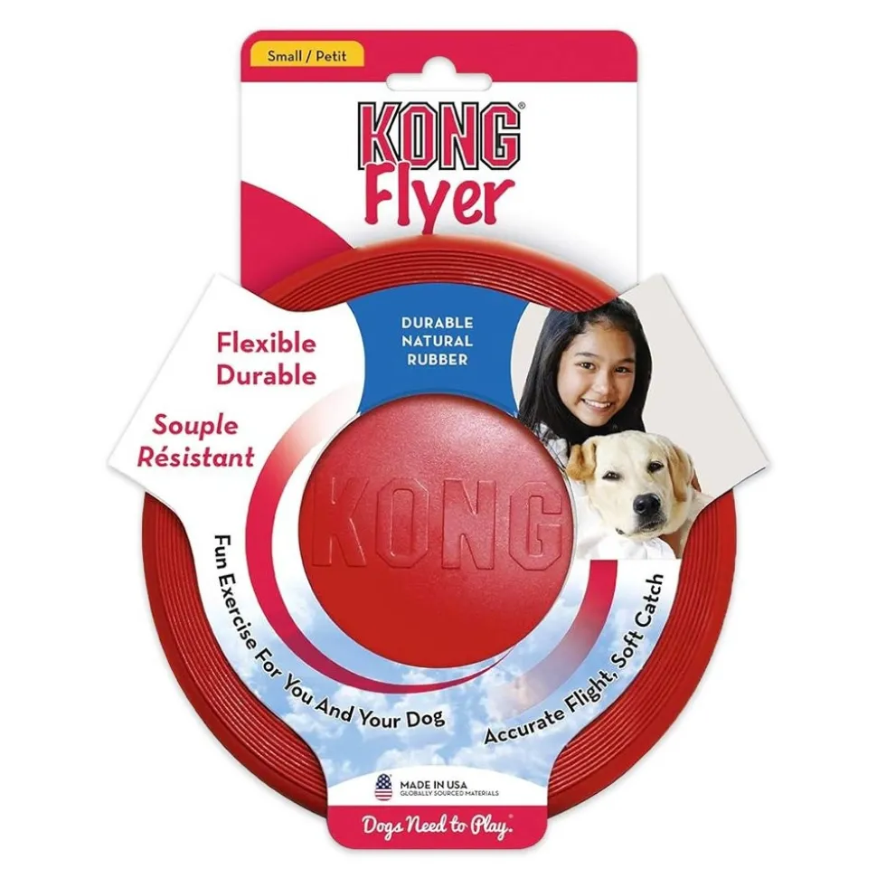 KONG Puppy Flyer Dog Toy Assorted Small