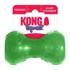 KONG Squeezz Dumbbell Dog Toy Assorted Small