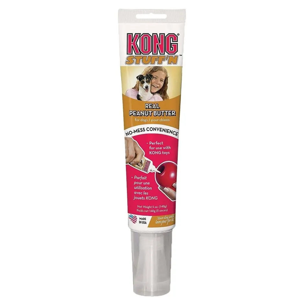 KONG Stuff'N Dog Treat Paste Tube Peanut Butter 5-oz